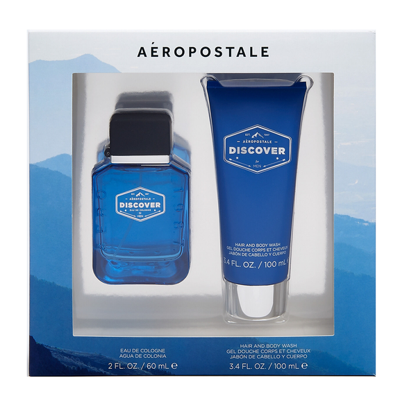 Aeropostale Discover 2PCS Gift Set - 60ML EDC Spray + 100ML Shower Gel (Men)