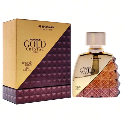 Al Haramain Gold Crystal Oudh (Extrait De Parfum) 100ML EDP Spray (W)(M) Al Haramain Gold Crystal Oudh (Extrait De Parfum) 100ML EDP Spray (W)(M)
