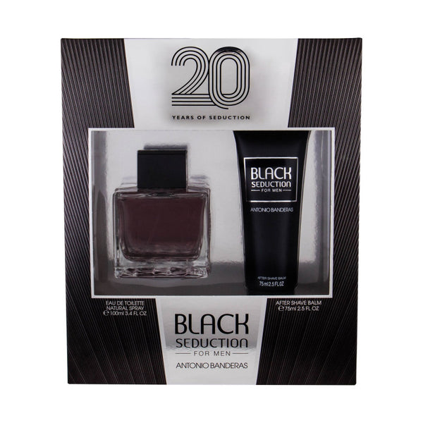 Antonio Banderas Black Seduction Gift Set - 100ML EDT Spray + 75ML After Shave (Men)