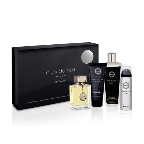 Armaf Club De Nuit Classic Gift Set - 105ML EDT Spray + 100ML Shower Gel + 250ML Shampoo + 50ML Perfume Body Spray (Men) Armaf Club De Nuit Classic Gift Set - 105ML EDT Spray + 100ML Shower Gel + 250ML Shampoo + 50ML Perfume Body Spray (Men)