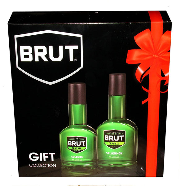 Brut Classic 2 PCS Gift Set -Brut 147ML EDC Splash + 207ML After Shave Splash (Men)