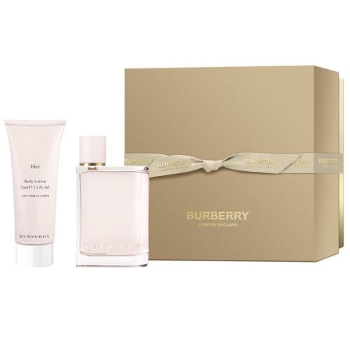 Burberry Her Gift Set - 50ML EDP Spray + 75ML Body Lotion (Women)