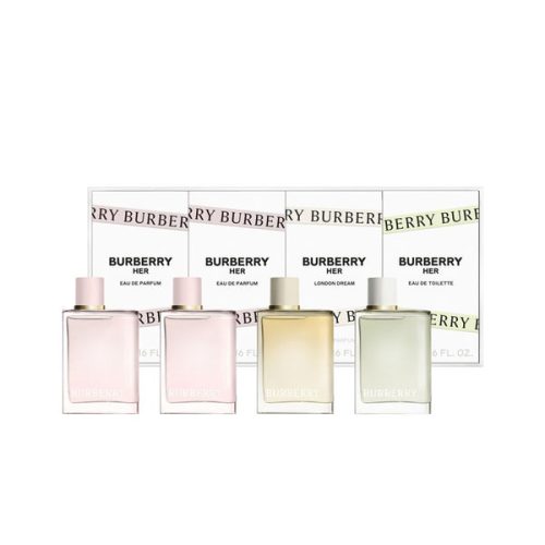 Burberry Her Miniature Gift Set - (2 X 5ML) Burberry Her EDP + 5ML Burberry Her EDT + 5ML Burberry Her London Dream EDP (Women)