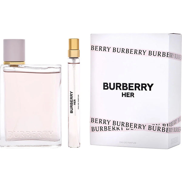 Burberry Her Travel Gift Set - 100ML EDP Spray + 10ML Travel Spray (Women)