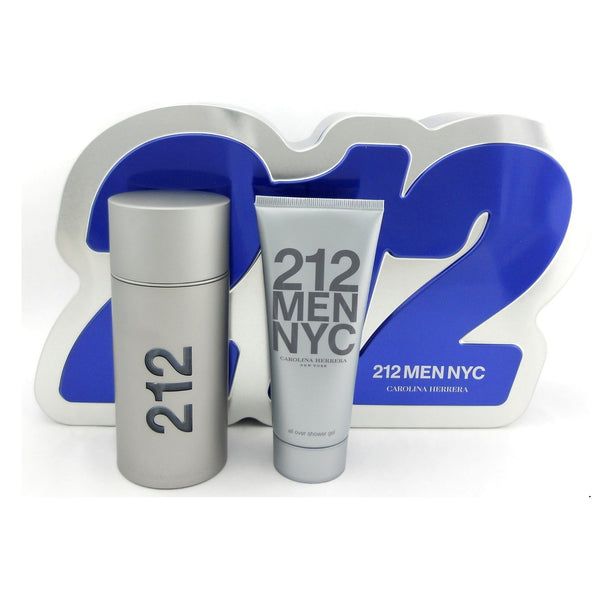 Carolina Herrera 212 NYC Gift Set - 100ML EDT Spray + 100ML Shower Gel (Men)