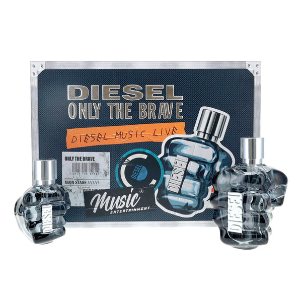 Diesel Only The Brave 2PCS Gift Set - 125ML EDT Spray + 35ML EDT Spray (Men)