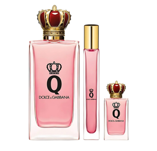 Dolce & Gabbana Queen 3PCS Gift Set - 100ML EDP Spray + 10ML EDP Spray + 5ML EDP Spray (Women) Dolce & Gabbana Queen 3PCS Gift Set - 100ML EDP Spray + 10ML EDP Spray + 5ML EDP Spray (Women)