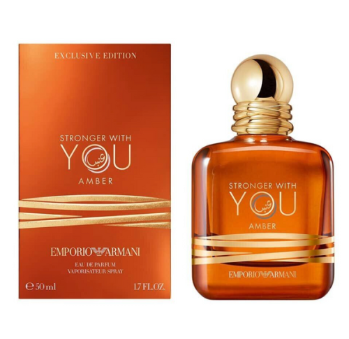 Emporio Armani Stronger With You Amber (Tester Box With Cap) 100ML EDP Spray (M)