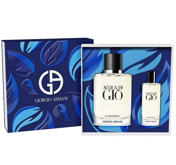 Giorgio Armani Acqua Di Gio (Eau De Parfum) 2PCS Gift Set - 100ML EDP Spray + 15ML EDP Spray (Men)