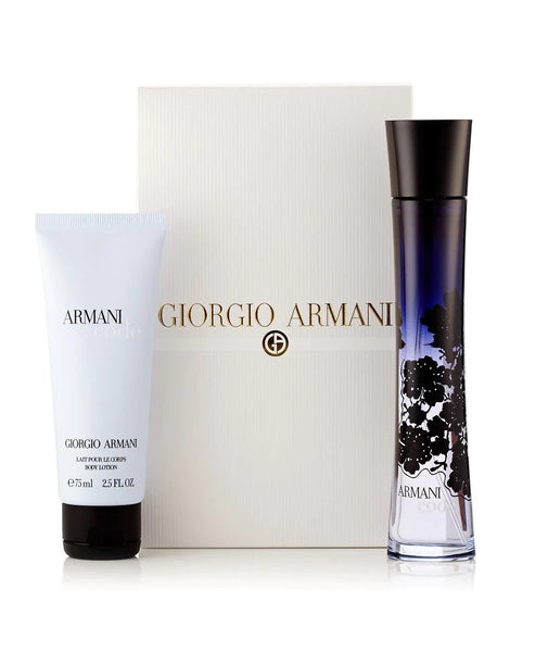 Giorgio Armani Code 2PCS Gift Set - 75ML EDP Spray + 75ML Body Lotion (Women)