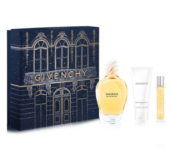 Givenchy Amarige 3PCS Gift Set - 100ML EDT Spray + 75ML Moisturizing Body Lotion + 12.5ML EDT Spray (Women)