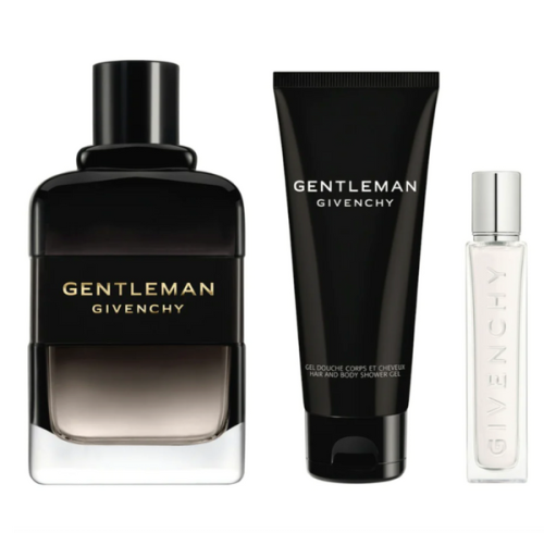 Givenchy Gentleman Boisee 3PCS Gift Set - 100ML EDP Spray + 75ML Hair & Body Shower Gel + 12.5ML Travel Spray (Men)