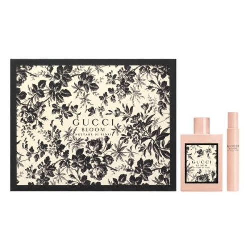 Gucci Bloom Nettare Di Fiori Gift Set - 100ML EDP Spray + 7.4ML EDP Roller Ball (Women)