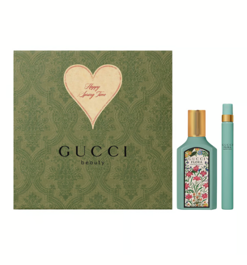 Gucci Flora Gorgeous Jasmine 2PCS Gift Set - 50ML EDP Spray + 10ML Fragrance Pen (Women)