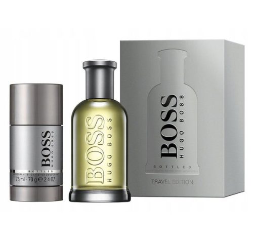 Hugo Boss Bottled (Number 6) Grey 2PCS Travel Gift Set - 100ML EDT Spray + 75G Deodorant (Men) Hugo Boss Bottled (Number 6) Grey 2PCS Travel Gift Set - 100ML EDT Spray + 75G Deodorant (Men)