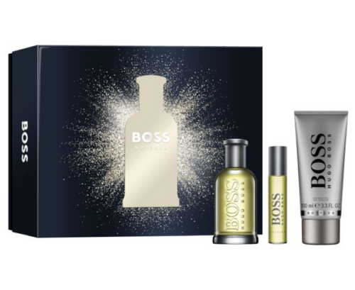 Hugo Boss Bottled (Number 6) Grey 3PCS Gift Set - 100ML EDT Spray + 100ML Shower Gel + 10ML Travel Spray (Men) Hugo Boss Bottled (Number 6) Grey 3PCS Gift Set - 100ML EDT Spray + 100ML Shower Gel + 10ML Travel Spray (Men)