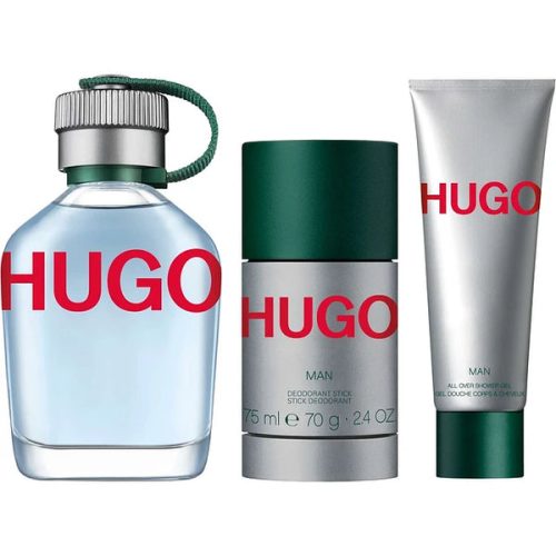 Hugo Boss Man (Green) 3PCS Gift Set - 125ML EDT Spray + 70G Deodorant + 50ML Shower Gel (Men) Hugo Boss Man (Green) 3PCS Gift Set - 125ML EDT Spray + 70G Deodorant + 50ML Shower Gel (Men)