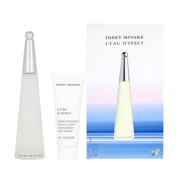 Issey Miyake L'Eau D'Issey 2PCS Gift Set - 100ML EDT Spray + 75ML Moisturizing Body Cream (Women)