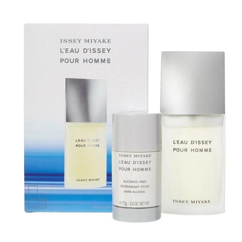 Issey Miyake L'Eau D'Issey Pour Homme 2PCS Gift Set - 75ML EDT Spray + 75G Alcohol Free Deodorant Stick (Men)