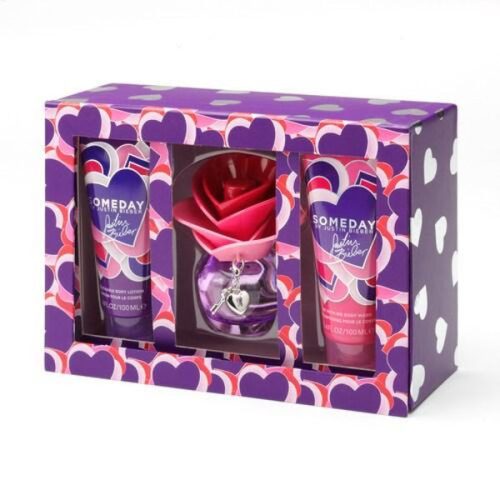 Justin Bieber Someday 3PCS Gift Set (NO BOX) - 50ML EDP Spray + 100ML Body Lotion + 100ML Body Wash (Women)