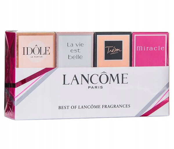 Lancome Best Of Lancome Miniature Gift Set - Idole 5ML EDP Spray + La Vie Est Belle 4ML EDP Spray + Tresor 7.5ML EDP Spray + Miracle 5ML EDP Spray (Women)