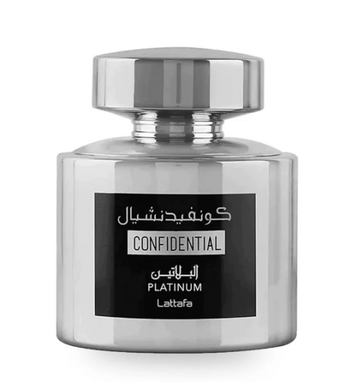 Lattafa Confidential Platinum 100ML EDP Spray (M)