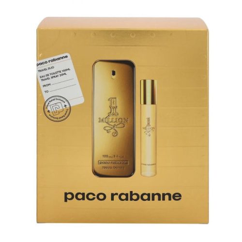 Paco Rabanne 1 Million Traveler Exclusive Gift Set - 100ML EDT Spray + 20ML Mini Spray (Men) Paco Rabanne 1 Million Traveler Exclusive Gift Set - 100ML EDT Spray + 20ML Mini Spray (Men)