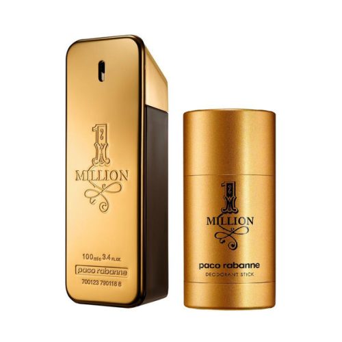 Paco Rabanne 1 Million Traveler Exclusive Gift Set - 100ML EDT Spray + 75 Grams Deodorant Stick (Men) Paco Rabanne 1 Million Traveler Exclusive Gift Set - 100ML EDT Spray + 75 Grams Deodorant Stick (Men)