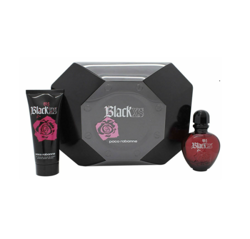 Paco Rabanne Black XS Gift Set - 50ML EDT Spray + 100ML Body Lotion (Women) Paco Rabanne Black XS Gift Set - 50ML EDT Spray + 100ML Body Lotion (Women)
