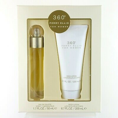 Perry Ellis 360 Gift Set - 50ML EDT Spray + 200ML Body Lotion (Women)