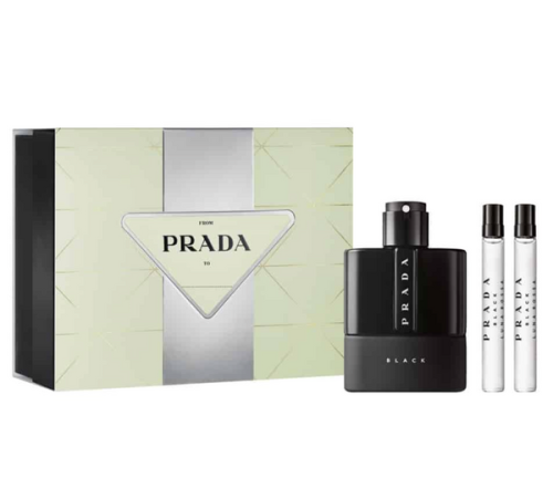 Prada Luna Rossa Black 3PCS Gift Set - 100ML EDP Spray + 2 X 10ML EDP Spray (M) Prada Luna Rossa Black 3PCS Gift Set - 100ML EDP Spray + 2 X 10ML EDP Spray (M)