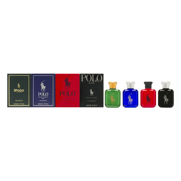 Ralph Lauren World Of Polo Miniatures Gift Set (4X 15ML) EDT Spray (Men)