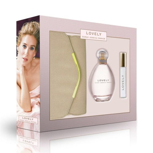 Sarah Jessica Parker SJP Lovely Gift Set - 50ML EDP Spray + 10ML Rollerball + Clutch Bag (Women) Sarah Jessica Parker SJP Lovely Gift Set - 50ML EDP Spray + 10ML Rollerball + Clutch Bag (Women)