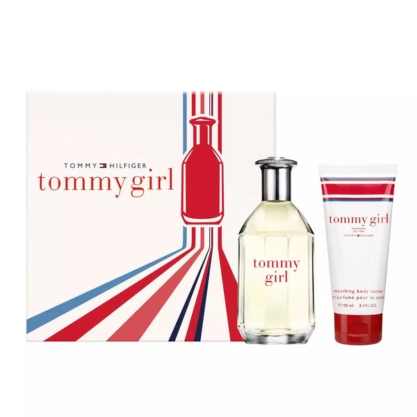 Tommy Hilfiger Tommy Girl 2PCS Gift Set - 100ML EDT Spray + 100ML Body Lotion (Women)
