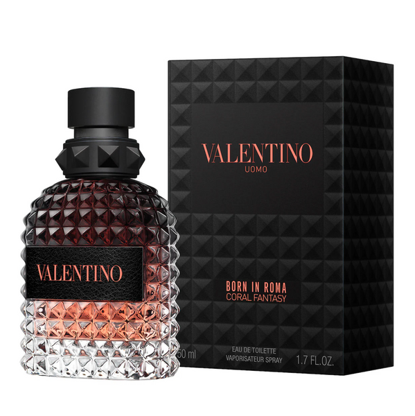 Valentino Uomo Born In Roma Coral Fantasy EDT Spray (M)