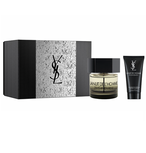 Yves Saint Laurent YSL La Nuit De L'Homme Gift Set - 60ML EDT Spray + 50ML Shower Gel (Men)